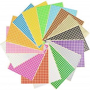 Dot Stickers 1/4" (6mm) – 4480/Pk (Multi-Color Variations)