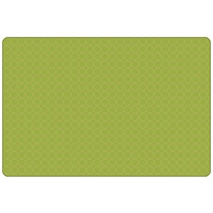 KIDSoft Comforting Circles - Green/Tan, NATURE, GREEN, 4ft x 6ft Rectangle