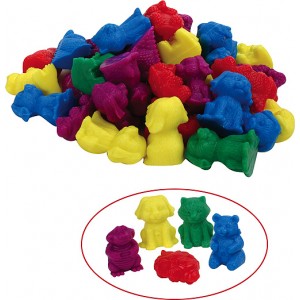 Animal Counters, 100/pk