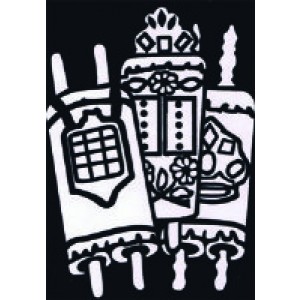 Velvet Art Board Torah 6"x 9" 12 Pack – Creative Judaica Craft Activity