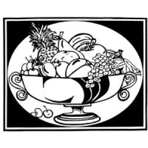 Velvet Art- Fruit Bowl
