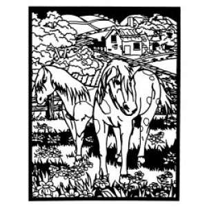 Velvet Art- Horses
