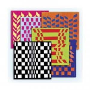 Op Art Weaving Mats