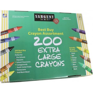 Sargent Extra Large Crayons-Classpack
