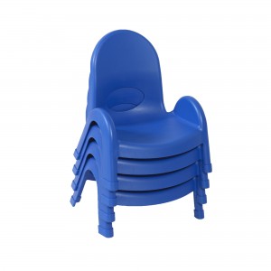 Value Stack 5" Child Chair - 4 Pack - Royal Blue