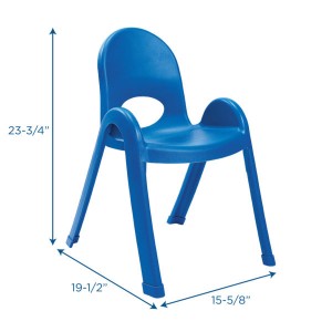 Value Stack 13" Child Chair - Royal Blue