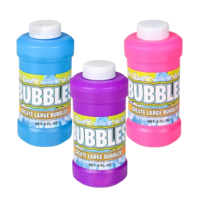 No Stain Non- Toxic Bubble Liquid - 8 Oz - 12 Pack