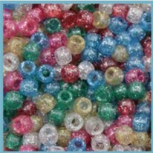 Pony Beads- Glitter