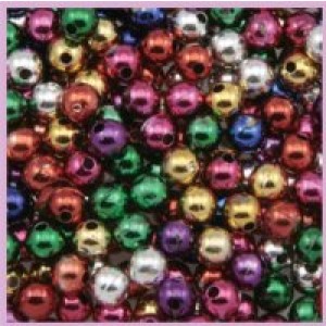 Metallic Beads-Round