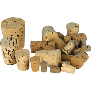 Cork Stoppers – Asst. Sizes, 40/pk.