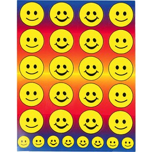 Stickers – Smile, 25 sheets