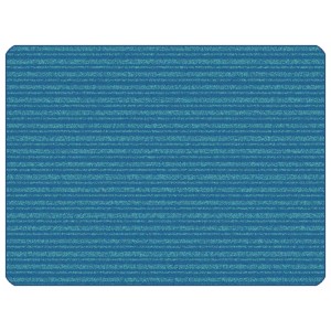 KIDSoft Subtle Stripes - Gray/Blue, TRANQUIL, GRAY, 6ft x 9ft Rectangle