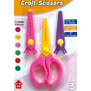 Creative Cut Scissors - 1/Piece with Removable Tips and 3Pattern Clips!