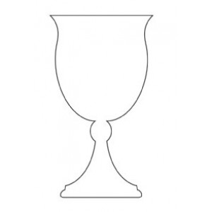 Goblet/Becher Cardstock Cutouts  - Small - 20/Pack