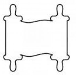 Torah Open Cutout