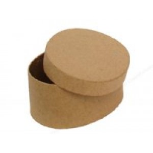 Paper Mache Box-Oval