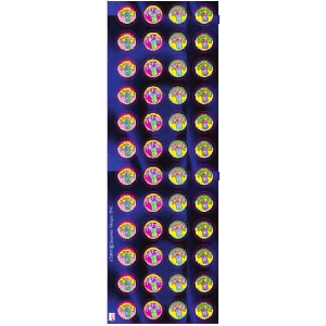 Tzedaka Circle Stickers-25 Sheets