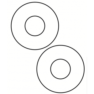 Donut Cardstock Cutout 3-1/2" × 4" 20/Pk – Fun Craft Paper Shapes for Kids & Classrooms