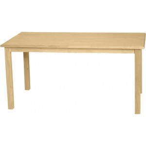 Birch Hardwood Rectangel Table-
