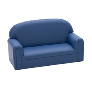 "Just Like Home" Toddler Enviro-Child Upholstery Deep Blue Sofa