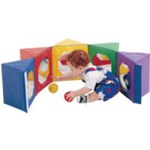 Look At Me Pentagon Mirror - Primary