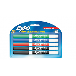 Expo Dry Erase Marker - Assorted Colors Fine Tip