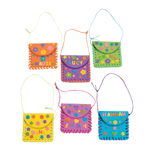 DIY Foam Lacing Coin Purse 12/pk