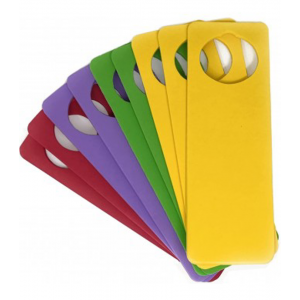Foam Door Hanger Craft Blanks – Assorted Colors, 20 Piece Bulk Pack for Classrooms & Kids DIY