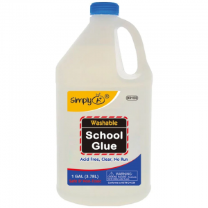 Clear Washable School Glue - 1 Gallon