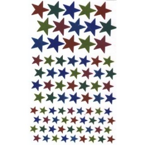 Metallic Star Stickers