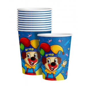Clown Purim Cups