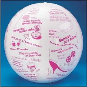 Toss N Talk About Women Stuff Ball