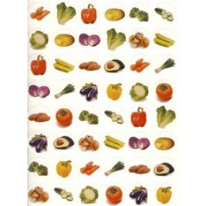 Mini Veg Stickers, 480/Pk