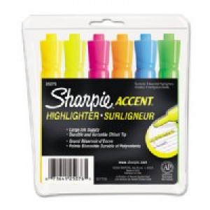 Highlighters 6/pk assorted