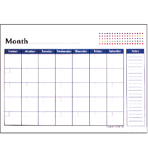 Desk Calendar Pad 