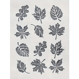 Autumn Leaves Stencil Set