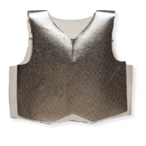 Silver Metallic Vest