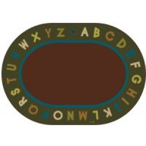Alphabet Circletime Rug- Nature Colors