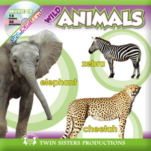 Wild Animals Padded Book CD