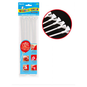 8ct Balloon Sticks With Cup