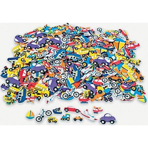 Transportation Sticky Foam Shapes