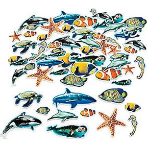 Photo Ocean Life Sticky Foam Shapes