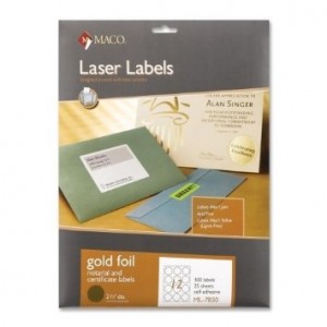 Laser Gold Foil Seals