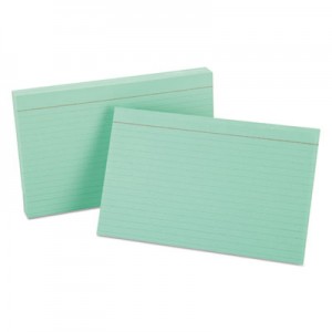 Index Cards Ruled