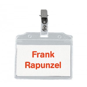 Plastic Clear Badge Holders