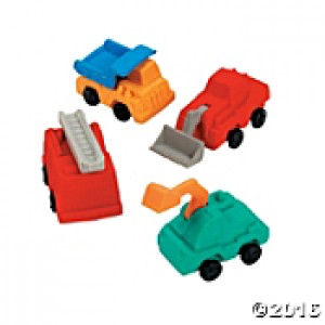 Construction Truck Eraser 