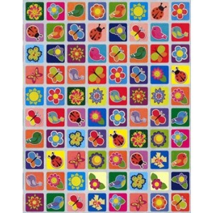 Bugs And Blossom Squares