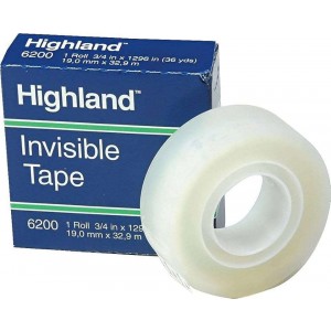  Invisible Tape Refill – Matte Finish, 3/4″ x 36 Yards | Writable Clear Tape for Office, School & Home Use