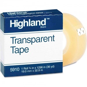 Transparent Tape Refill – 3/4″ x 36 Yards – Clear General-Purpose Tape for School, Craft, Daycare & Office Use