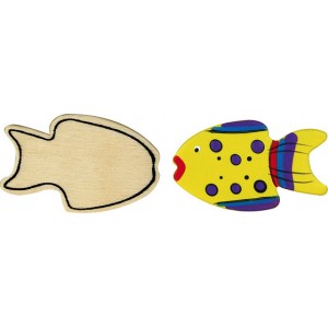Small Wood Fish